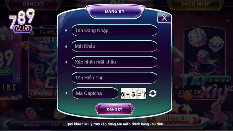 Hướng dẫn đăng ký casino 789club đơn giản cho tân cược thủ