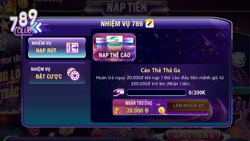 Xếp hạng thành viên VIP 789club để chia cấp bậc ưu đãi